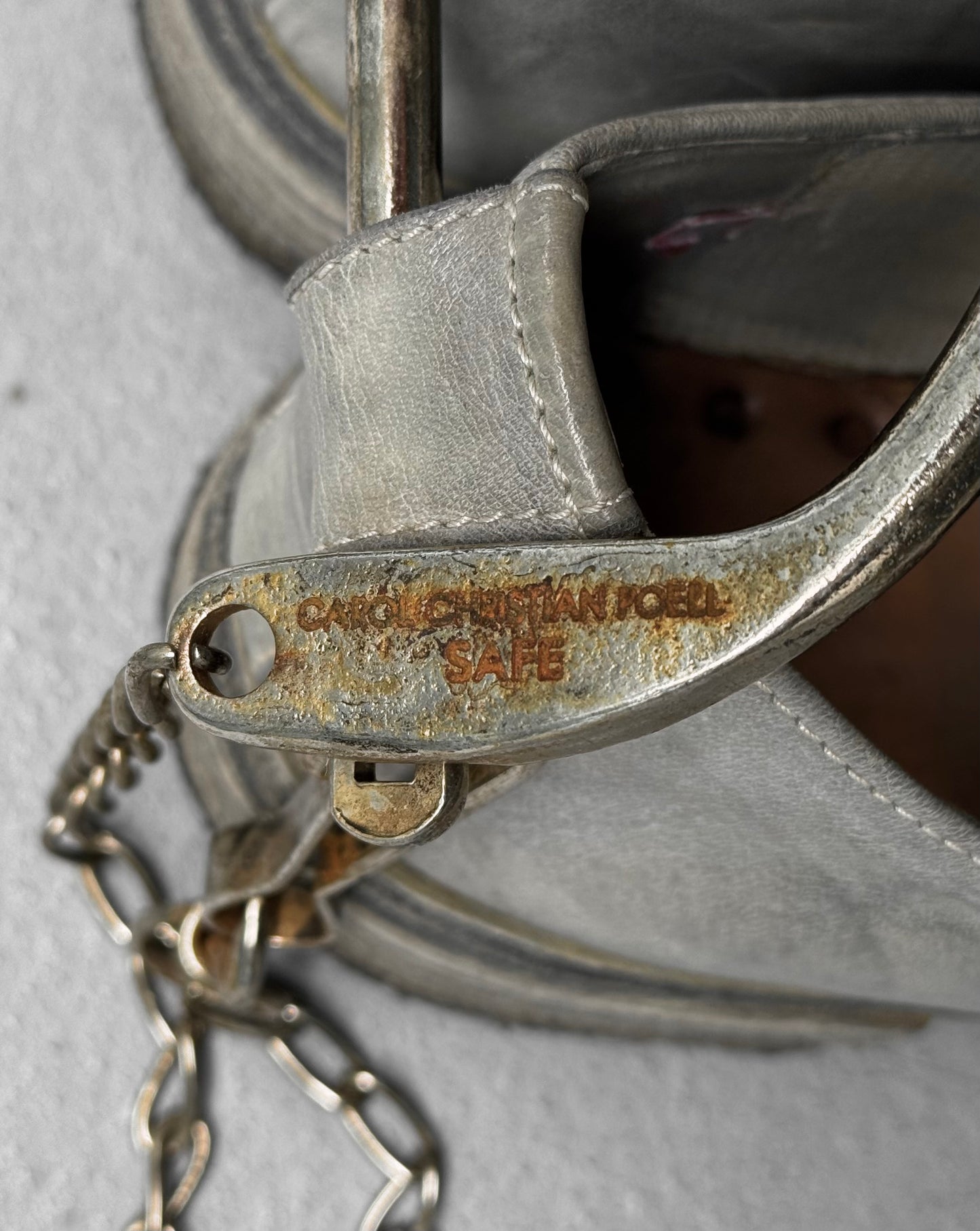 Carol Christian Poell ‘AM/2597-IN ROOMS-PTC’ Object-dyed Kangaroo Leather Folded Officer Derbies