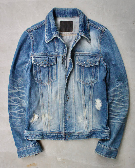 Isamu Katayama “BACKLASH” SS11 Crush Denim Jacket