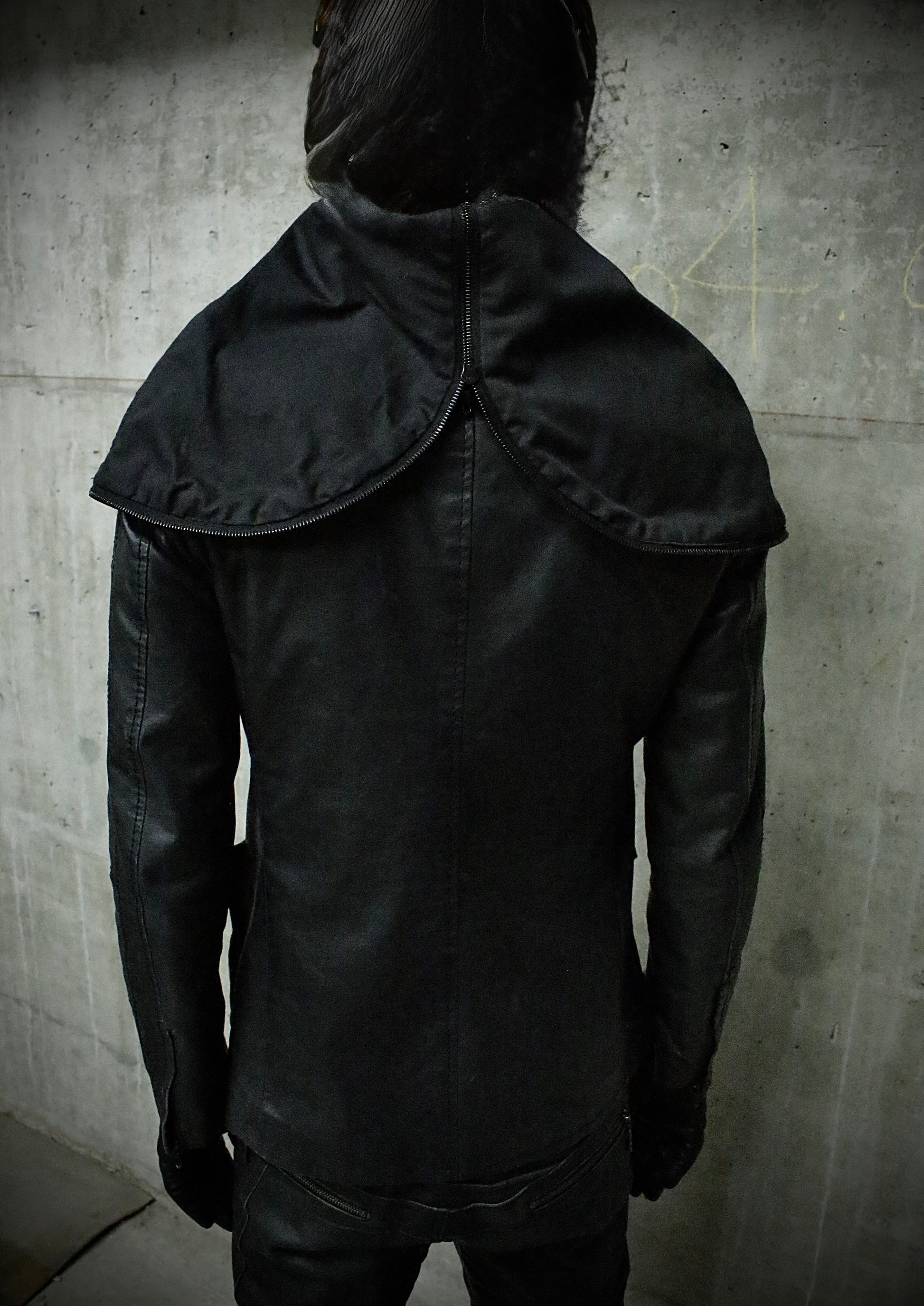 Yasuyuki Ishii Early 00s Distressed Deerskin Leather Field Jacket detail | DRIEW GARMENTS