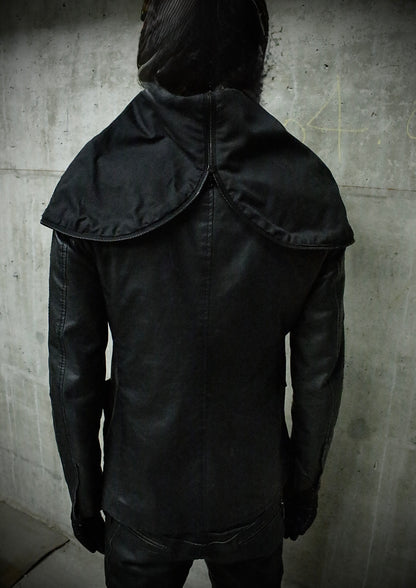 Yasuyuki Ishii Early 00s Distressed Deerskin Leather Field Jacket detail | DRIEW GARMENTS