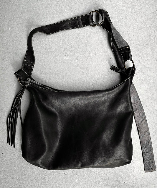 Kyoji Maruyama Early 00s Cowhide Leather Shoulder Strap Bag