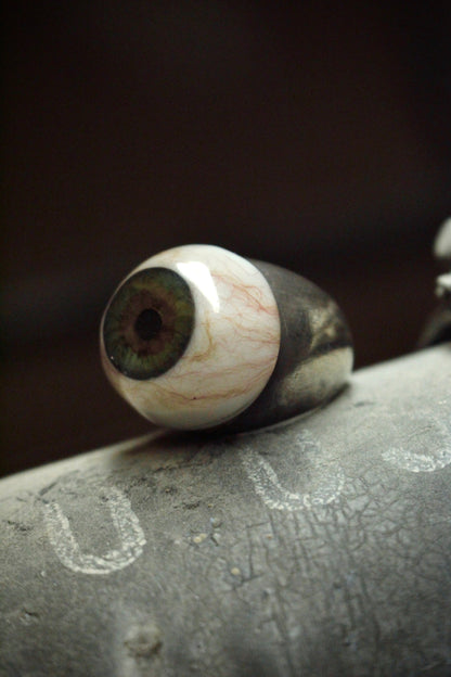 Carol Christian Poell 'MM/2144' Red Prosthetic Eye Silver Ring | Archive Fashion Toronto