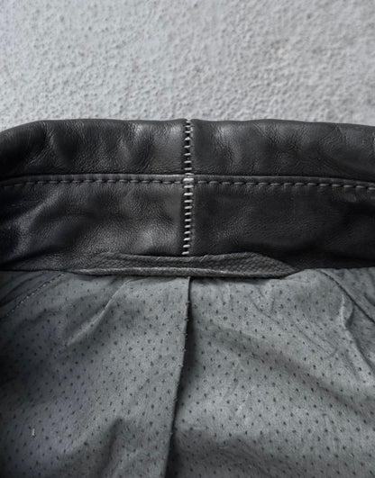 Carol Christian Poell ‘LM/2498 CORS-PTC/010’ Object-dyed Lined Scarstitch Horse Leather Jacket