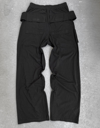Rick Owens DRKSHDW AW24 "PORTERVILLE" Drop-cotch Wide Leg Creatch Cargo Pants