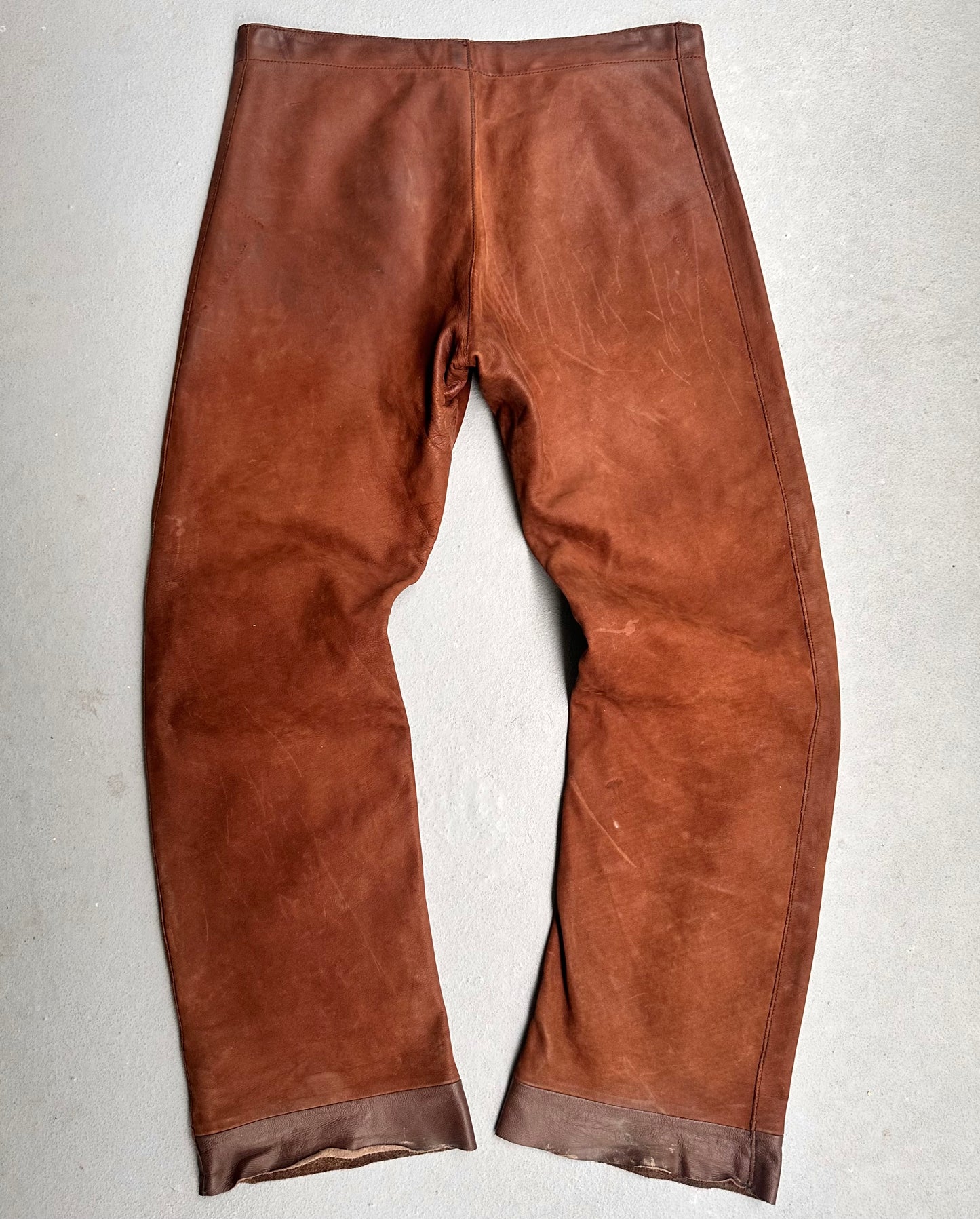 Maison Martin Margiela AW01 ‘Anatomical’ Raw Cowhide Leather Pants