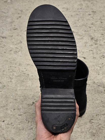 Rick Owens SS17 "WALRUS" Goodyear Flex Reverse Cow Leather Creeper Boots