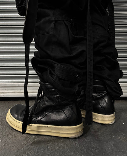 Rick Owens AW15 “SPHINX” Leather Geobasket Sneakers