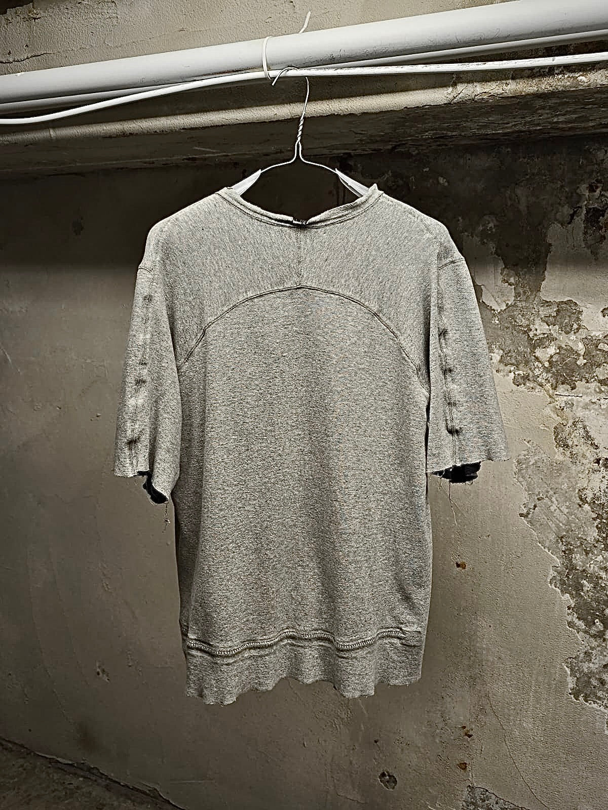 TaichiMurakami Taichi Murakami Coin Taped Seam Reversible U T-shirt detail | DRIEW GARMENTS