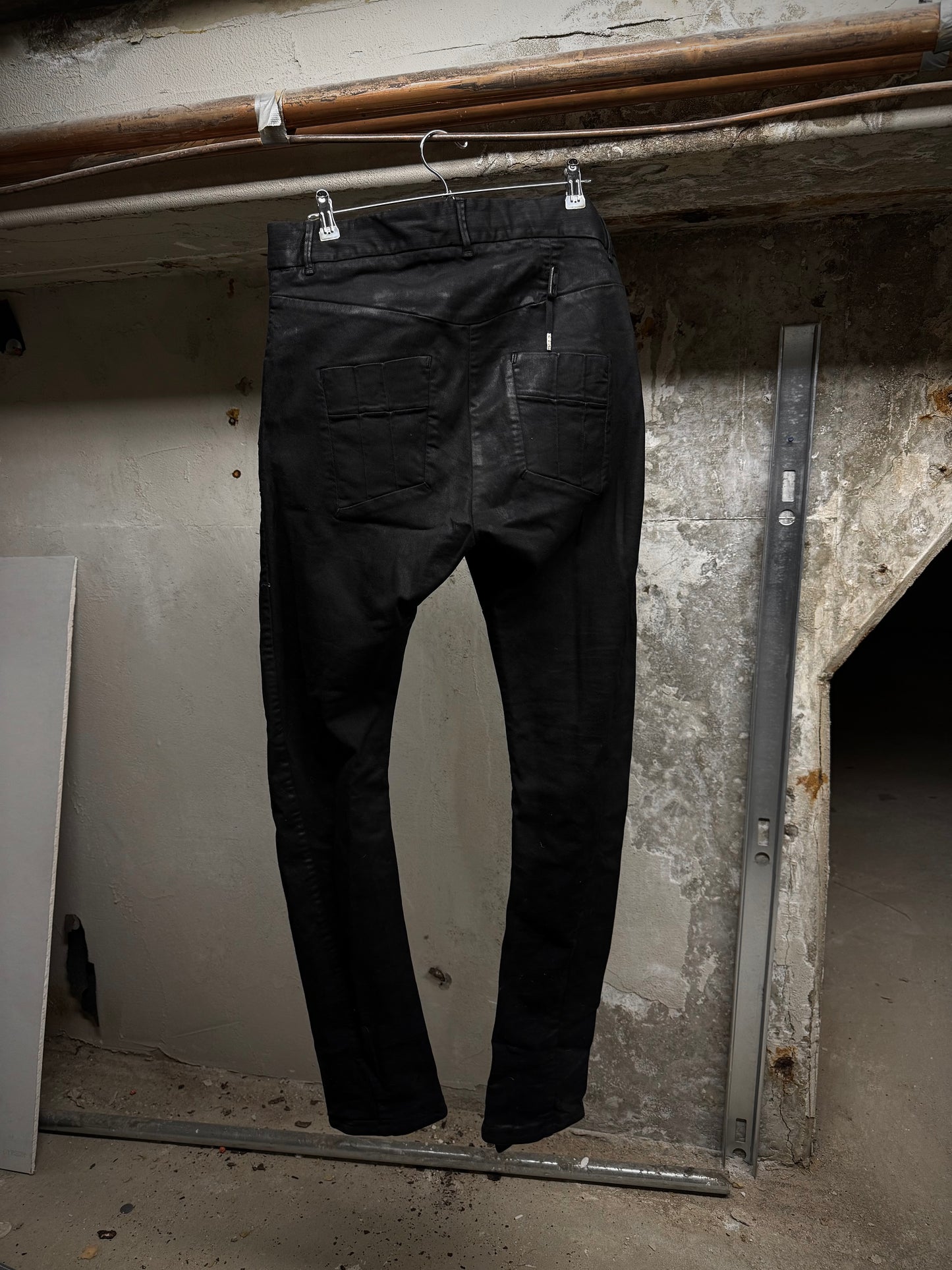Boris Bidjan Saberi AW24 ‘P13 TF F1939’ Black Light Vinyl Coated Denim