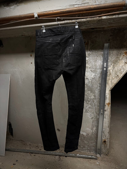 Boris Bidjan Saberi AW24 ‘P13 TF F1939’ Black Light Vinyl Coated Denim