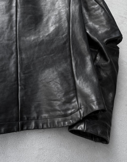 Carol Christian Poell ‘LM/2498 CORS-PTC/010’ Object-dyed Lined Scarstitch Horse Leather Jacket