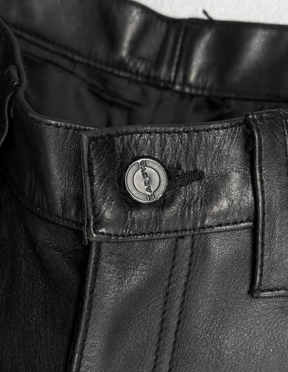 KADOYA K’s Leather Early 00s Bootcut Flare Cowhide Leather Motorcycle Pants