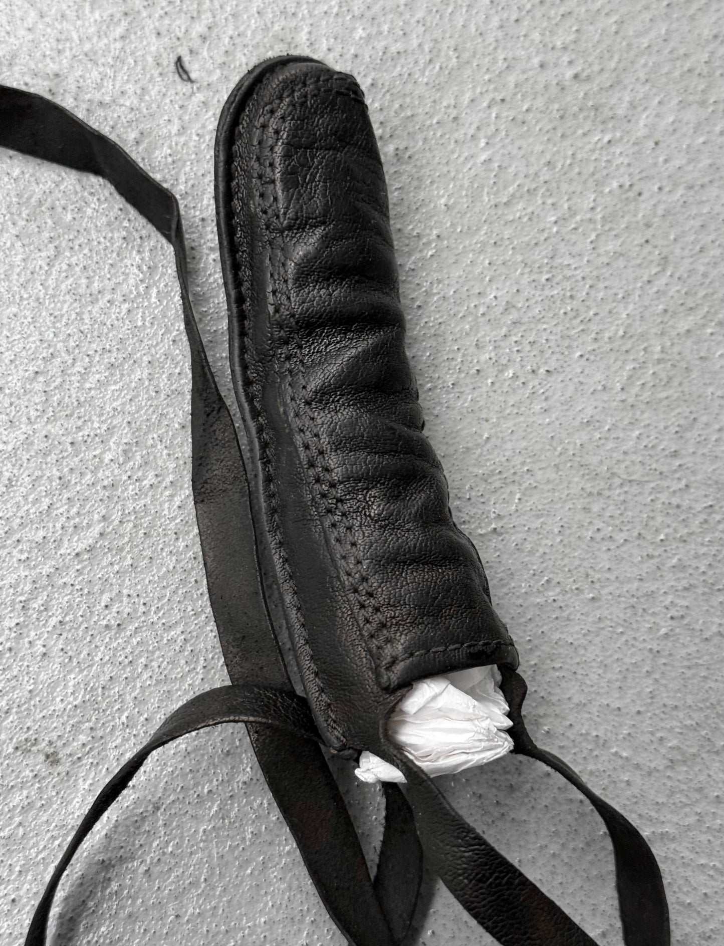 Carol Christian Poell ‘AM/10’ Limited Edition Object-dyed Kangaroo Leather Finger Necklace