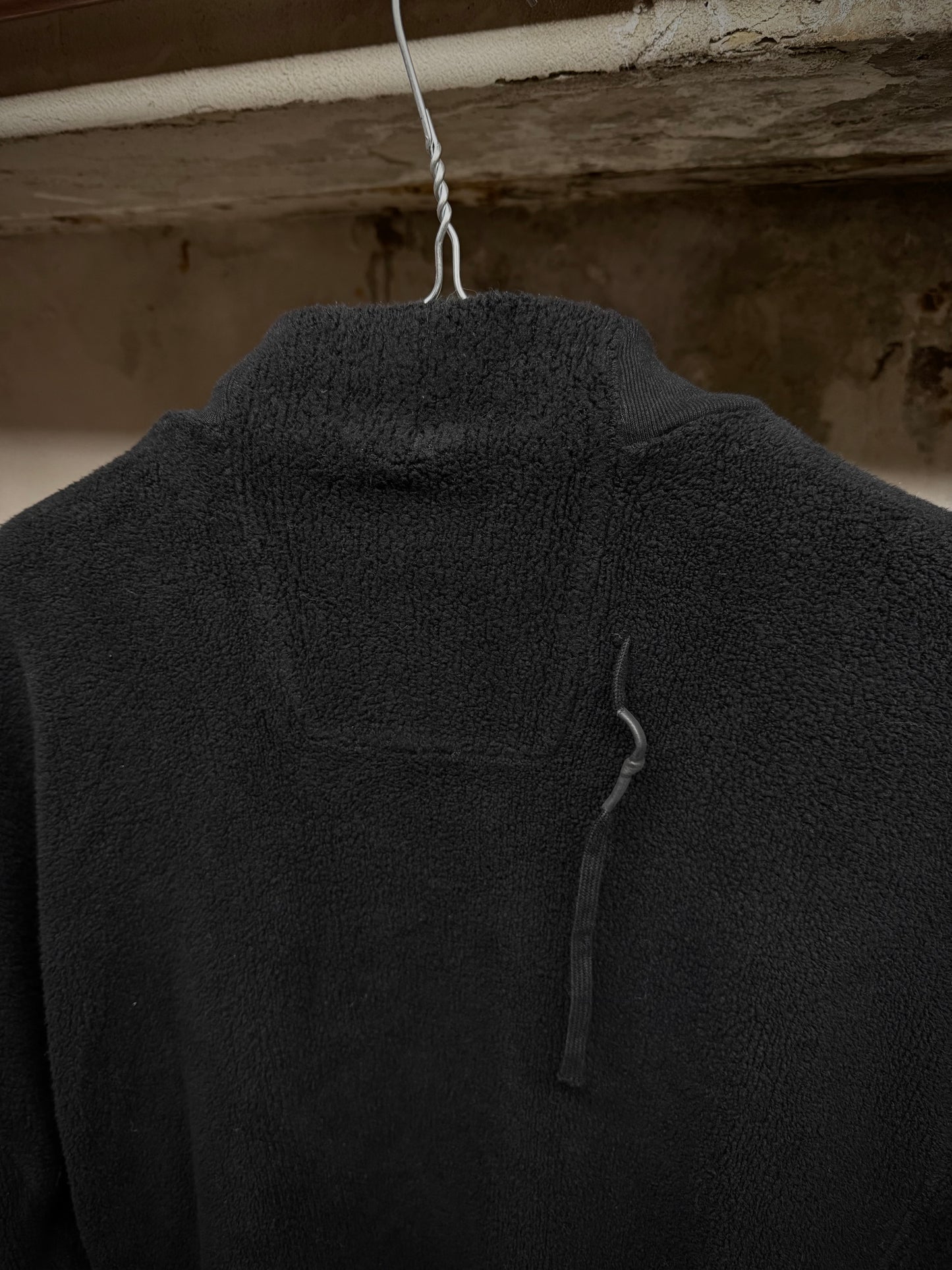 11 by Boris Bidjan Saberi Raglan Cotton Fleece Zip Up Jacket