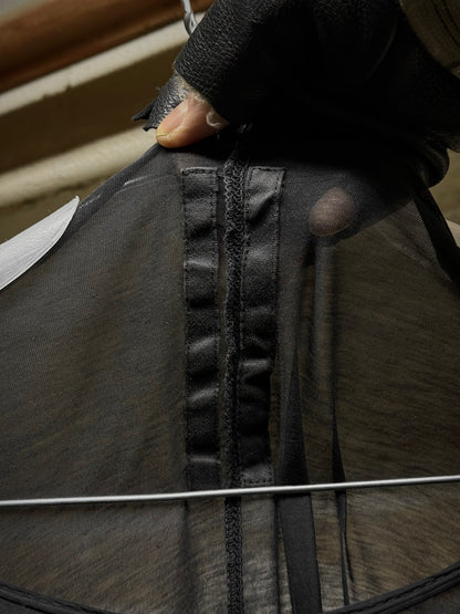 Rick Owens DRKSHDW AW12 "MOUNTAIN" Sheer Pentagram Long-sleeves detail | DRIEW GARMENTS