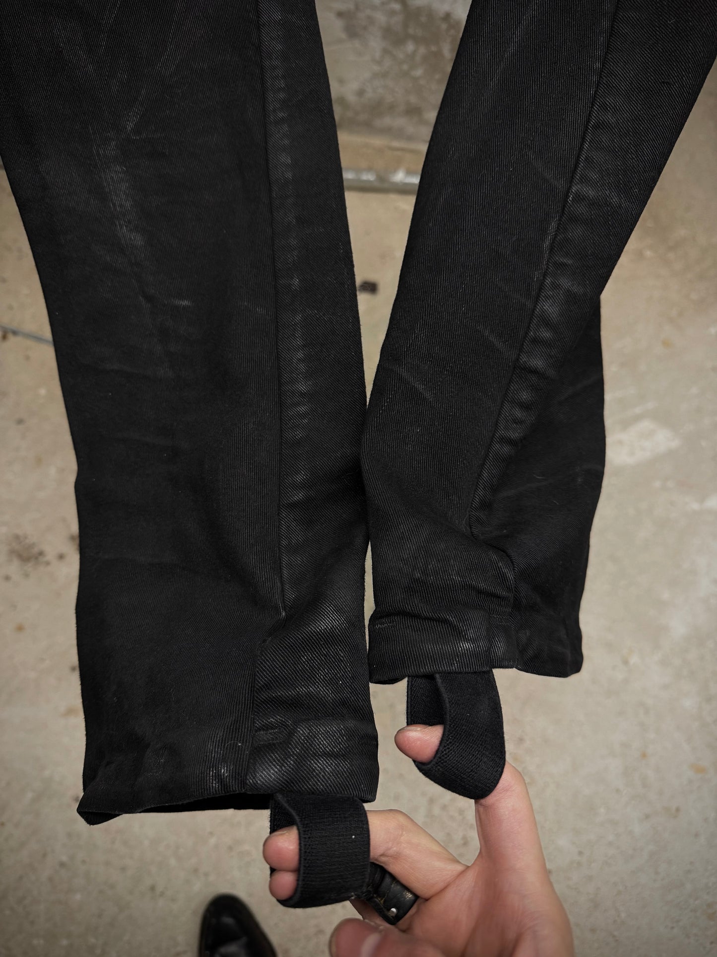 Boris Bidjan Saberi AW24 ‘P13 TF F1939’ Black Light Vinyl Coated Denim