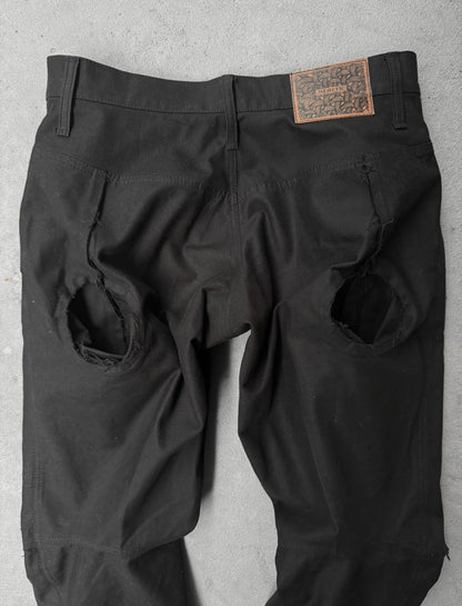 Christopher Nemeth 'NO. 820' 3D Structure Repaired Knee Denim