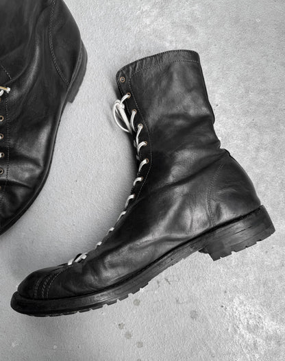 GUIDI 2011-2012 ‘5305’ Cordovan Leather Lace-up Monkey Boots