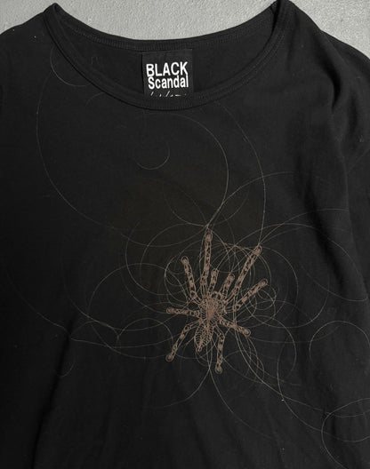 Yohji Yamamoto POUR HOMME BLACK Scandal AW19 Tarantula Graphic T-shirt