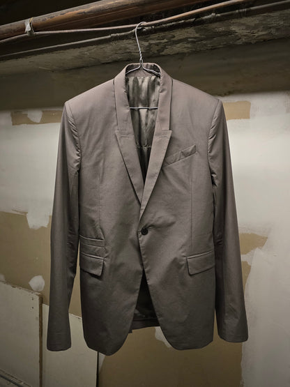 Rick Owens SS22 "FOGACHINE" DUST Moleskin Blazer