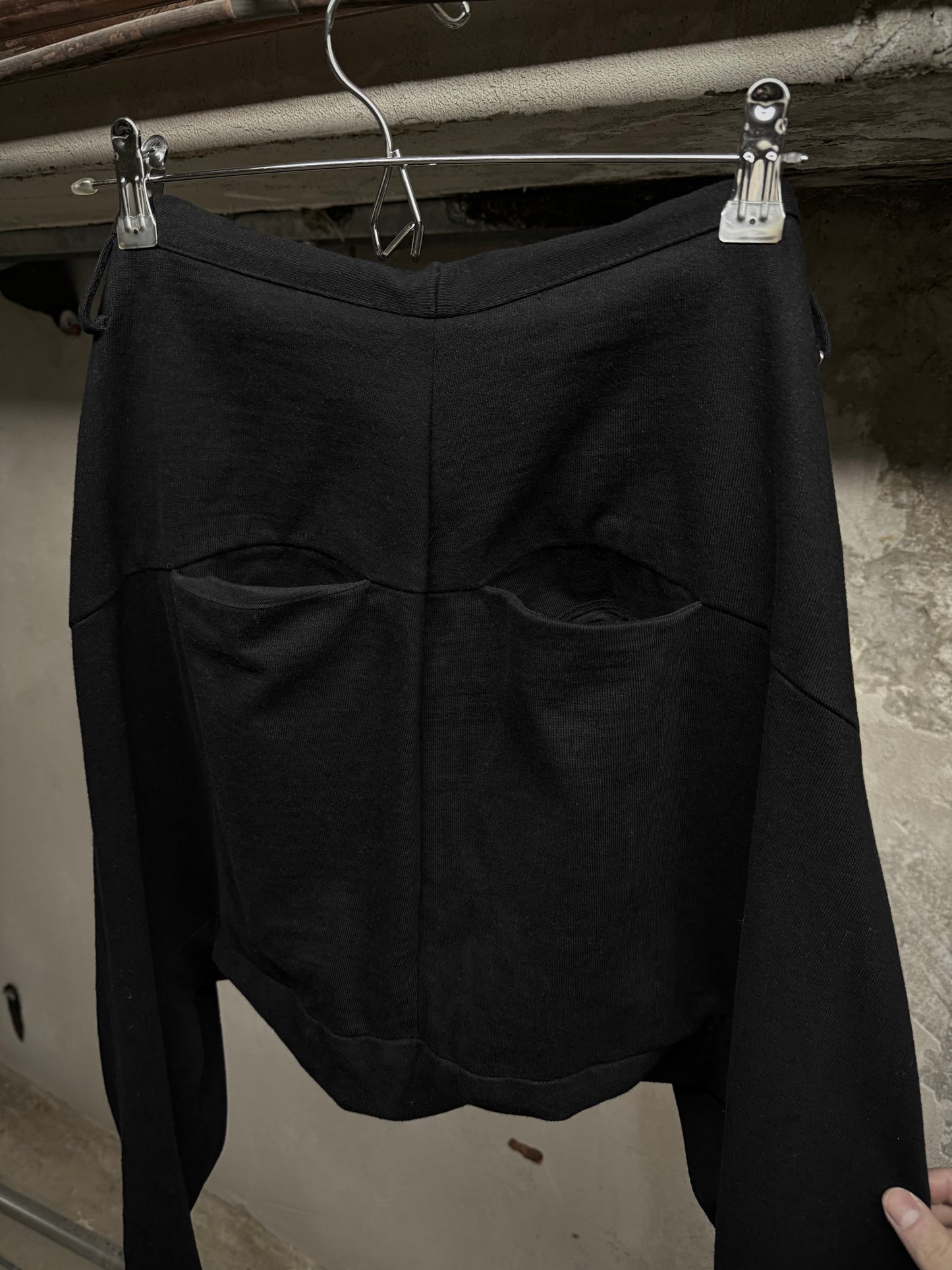 N/07 Articulated Cut Drop-crotch Jersey Sarrouel Pants