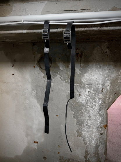 Carol Christian Poell 'AM/2603-IN BELV-PTC/10' Object-dyed 'L' Cow Leather Belt detail | DRIEW GARMENTS