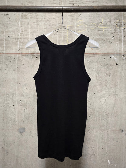 Ann Demeulemeester SS19 "The Eye, Like a Strange Balloon, Mounts Towards Infinity" Print Tank Top