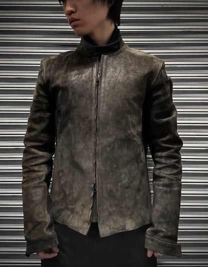 Carpe Diem Early 00s Reversible Cow Leather Aviator Jacket