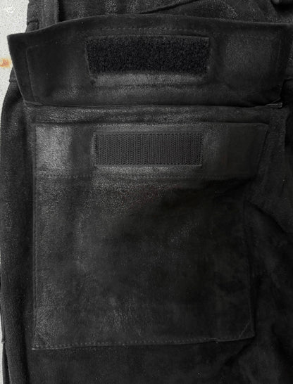 Rick Owens DRKSHDW SS15 “FAUN” Blistered Lambskin Leather Memphis Pants