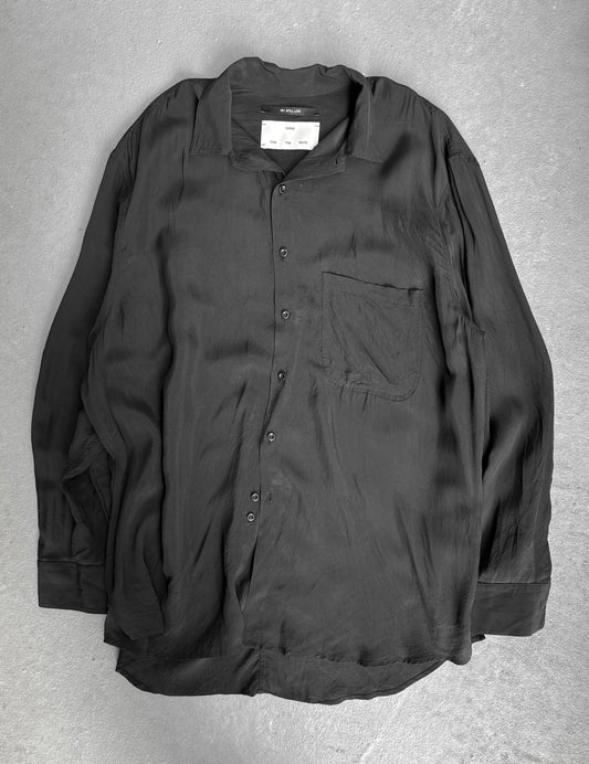 SONG FOR THE MUTE SS19 "19.1 STILL LIFE" Oversized Viscose Shirt