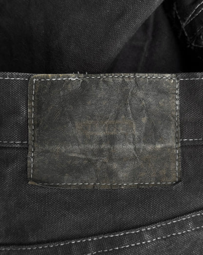Christopher Nemeth Late 90s Over-dye 3D Reconstructed Denim Capris