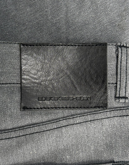 *SAMPLE* Rick Owens DRKSHDW AW22 “STROBE” 16oz Japanese Raw Selvedge Flare ‘Jim Cut’ Denim
