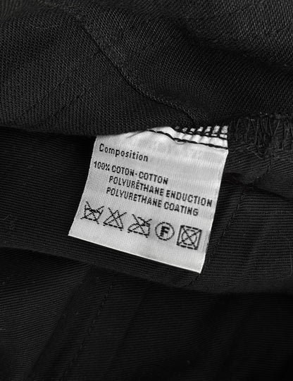 DIOR HOMME Early 00s Polyurethane Wax Coated Denim