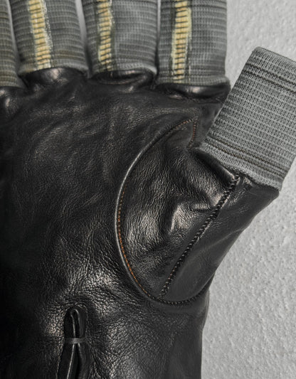 Carol Christian Poell 'AM/2457 ROOMS-PTC/010' Disparate Leather Gloves