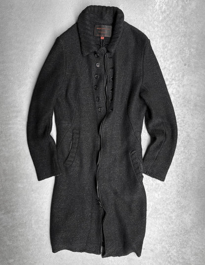 UNDERCOVER AW06-07 “but beautiful: GURU GURU” Distorted Long Knit Coat