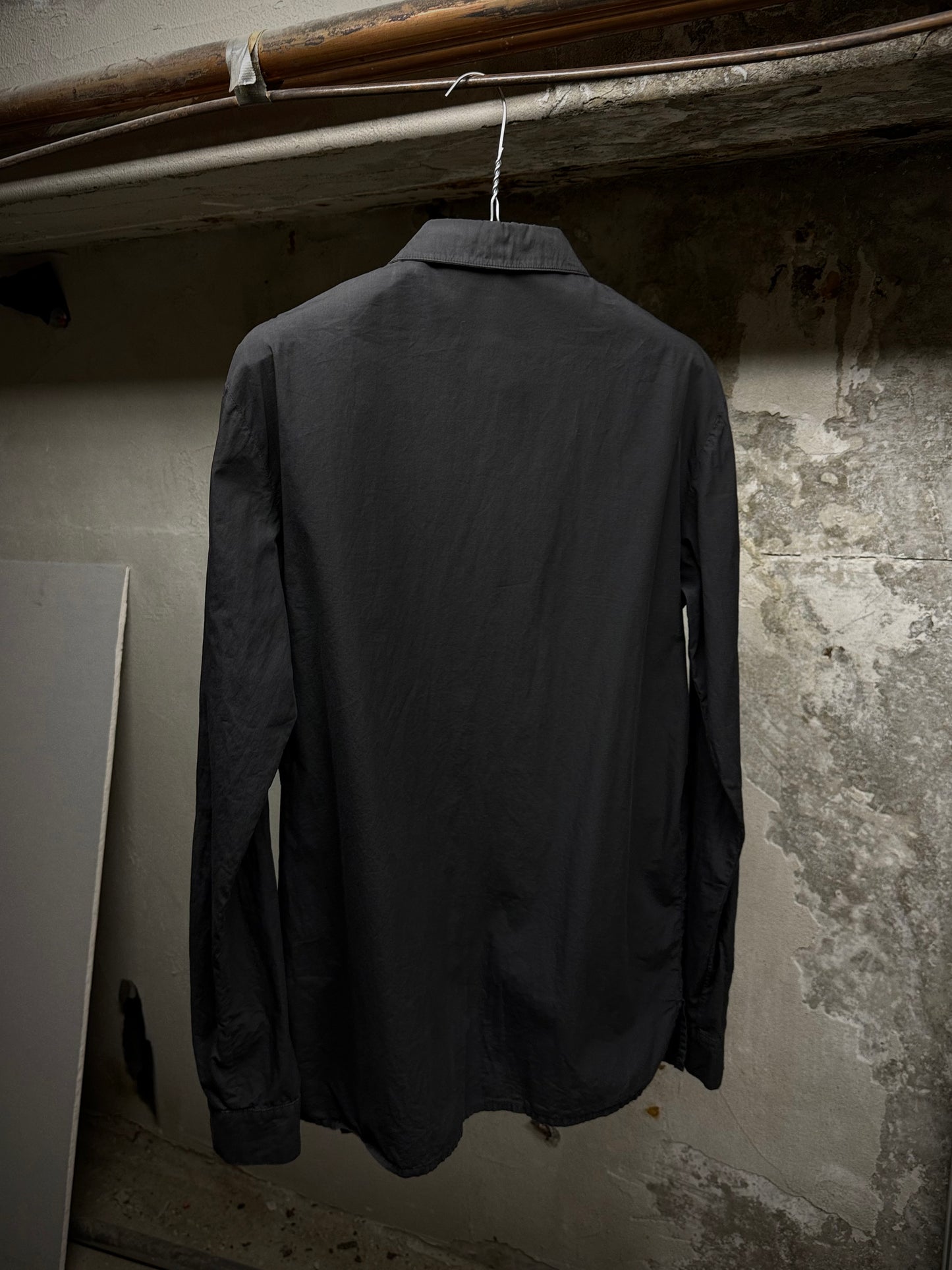SILENT by DAMIR DOMA 2010s Dust Grey Classic Button-up Shirt