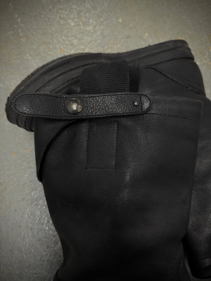 Rick Owens AW05 "MOOG" Pull-Tab Engineer Sneaker Boots detail | DRIEW GARMENTS