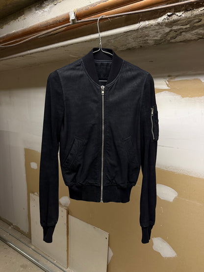 Rick Owens SS14 "VICIOUS" Blistered Lamb Leather Bomber Jacket | Archive Fashion Toronto