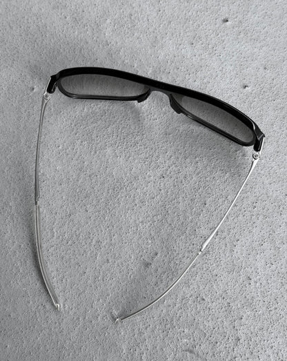 DIOR HOMME by Hedi Slimane AW03 “LUSTER” Silver ‘Black Tie 12/S’ Sunglasses