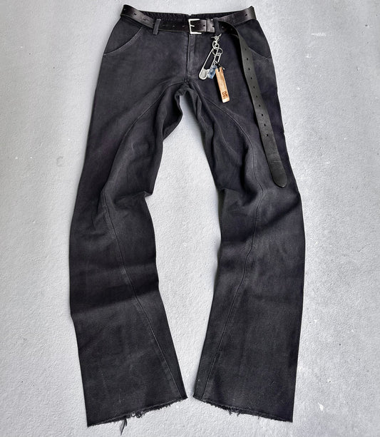 RipVanWinkle Early 00s Faded Spiral Bootcut Denim