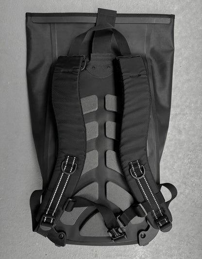 11 by Boris Bidjan Saberi x Ortlieb Black Nylon Velocity Back Pack