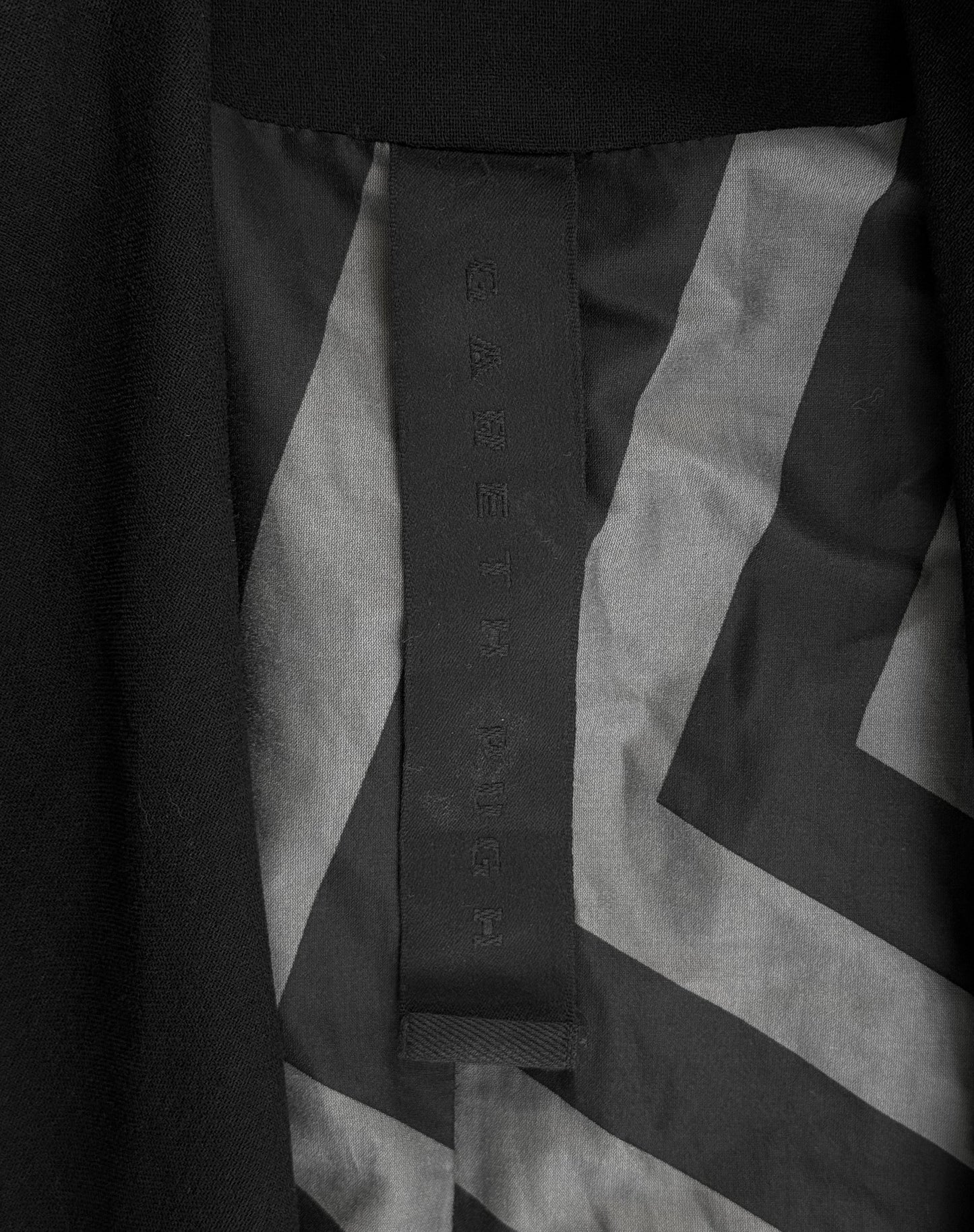 Gareth Pugh 2010s Asymmetric Open-front Raglan Jacket