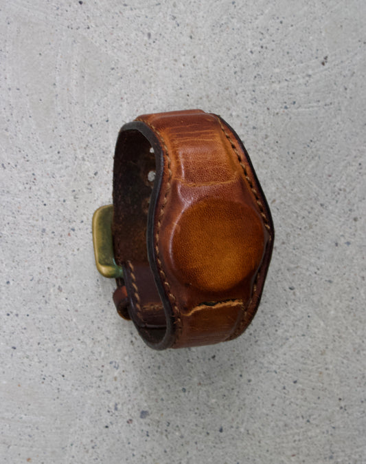 Mihara Yasuhiro Early 00s “Invisible 2” Cowhide Leather Bracelet