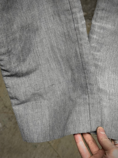 DEEPTI Collection °017-018 ‘P-088 SABEL-45’ Button Pleat Classic Trousers detail | DRIEW GARMENTS