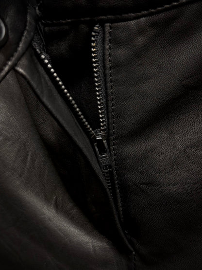 Ann Demeulemeester Early 00s Lambskin Leather Skinny Pants