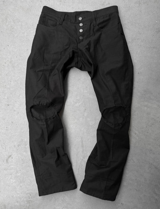 Christopher Nemeth 'NO. 820' 3D Structure Repaired Knee Denim
