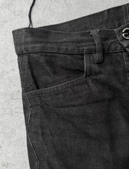 DEEPTI Collection °016-017 ‘D-050 YAW-95’ Closed Crash Seam Low Cut Denim detail | DRIEW GARMENTS