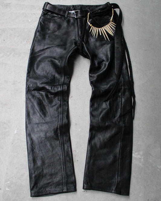 Number (N)ine SS99 Lambskin Rider Leather Pants