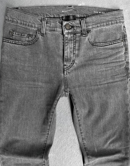 Saint Laurent Paris AW15 Grey ‘D02’ Skinny Denim
