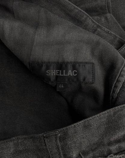 SHELLAC Early 00s Distressed Grey Hagi Slim Bootcut Denim